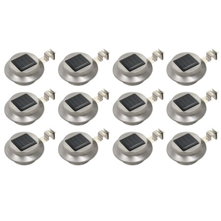 Round outdoor solar lamps 12 pcs LED 12 cm by vidaXL, Outdoor lighting - Ref: Foro24-277135, Price: 98,70 €, Discount: %