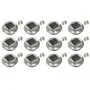 Lámparas solares redondas de exterior 12 uds LED 12 cm de vidaXL, Iluminación de exterior - Ref: Foro24-277135, Precio: 108,2...