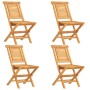 5-piece garden dining set solid teak wood by vidaXL, Garden sets - Ref: Foro24-3154999, Price: 480,56 €, Discount: %