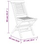 5-piece garden dining set solid teak wood by vidaXL, Garden sets - Ref: Foro24-3154999, Price: 480,56 €, Discount: %