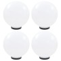 LED-Kugellampen-Set, 4 kugelförmige Einheiten aus PMMA, 30 cm von vidaXL, Außenbeleuchtung - Ref: Foro24-277143, Preis: 111,5...