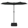 Double umbrella with LED lights anthracite 316x240 cm by vidaXL, Umbrellas - Ref: Foro24-362971, Price: 168,41 €, Discount: %