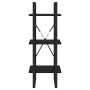 3-tier solid black pine wood shelf 40x30x105 cm by vidaXL, Bookcases and shelves - Ref: Foro24-806496, Price: 50,87 €, Discou...