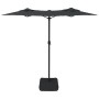 Double umbrella with LED lights anthracite 316x240 cm by vidaXL, Umbrellas - Ref: Foro24-362971, Price: 168,41 €, Discount: %