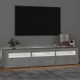 TV-Möbel mit betongrauen LED-Leuchten 180x35x40 cm von vidaXL, TV-Möbel - Ref: Foro24-3152757, Preis: 121,10 €, Rabatt: %