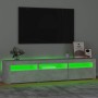 TV-Möbel mit betongrauen LED-Leuchten 180x35x40 cm von vidaXL, TV-Möbel - Ref: Foro24-3152757, Preis: 121,10 €, Rabatt: %
