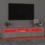 TV-Möbel mit betongrauen LED-Leuchten 180x35x40 cm von vidaXL, TV-Möbel - Ref: Foro24-3152757, Preis: 121,10 €, Rabatt: %