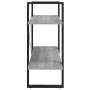 Regal 2-stufiges Schichtholzregal in Grau Sonoma 80x30x70 cm von vidaXL, Bücherregale und Regale - Ref: Foro24-821313, Preis:...