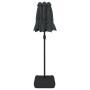 Double umbrella with LED lights anthracite 316x240 cm by vidaXL, Umbrellas - Ref: Foro24-362971, Price: 168,41 €, Discount: %