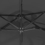Double umbrella with LED lights anthracite 316x240 cm by vidaXL, Umbrellas - Ref: Foro24-362971, Price: 168,41 €, Discount: %