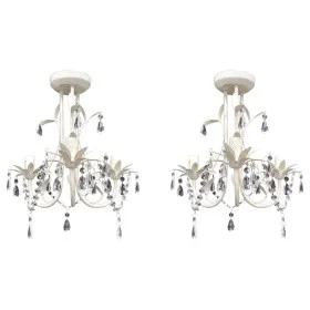 Crystal chandeliers 2 units elegant white by vidaXL, chandeliers - Ref: Foro24-278738, Price: 97,50 €, Discount: %