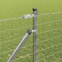 Reja con postes Plateado 1.2 x 25 m Acero