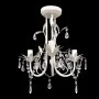 Lámparas de araña de cristal 4 unidades blanco elegante de vidaXL, Lámparas de araña - Ref: Foro24-278739, Precio: 181,12 €, ...