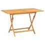 Juego de comedor para jardín 5 piezas madera maciza de teca de vidaXL, Conjuntos de jardín - Ref: Foro24-3155013, Precio: 424...