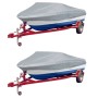 Bootsabdeckung 2 Stück grau 427-488x229 cm von vidaXL, Aufbewahrungsabdeckungen für Boote - Ref: Foro24-279106, Preis: 112,66...