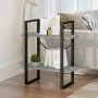 2-tier gray plywood shelf 60x30x70 cm by vidaXL, Bookcases and shelves - Ref: Foro24-821307, Price: 31,04 €, Discount: %