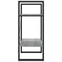 2-stufiges graues Sperrholzregal 60x30x70 cm von vidaXL, Bücherregale und Regale - Ref: Foro24-821307, Preis: 31,33 €, Rabatt: %