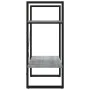 2-tier gray plywood shelf 60x30x70 cm by vidaXL, Bookcases and shelves - Ref: Foro24-821307, Price: 31,04 €, Discount: %