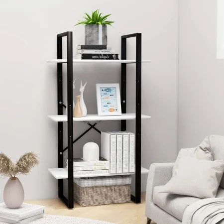 Aufbewahrungsregal aus weißem Sperrholz, 60 x 30 x 105 cm von vidaXL, Bücherregale und Regale - Ref: Foro24-806507, Preis: 39...