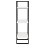 3-stufiges Regal aus massivem Weißkiefernholz, 40 x 30 x 105 cm von vidaXL, Bücherregale und Regale - Ref: Foro24-806493, Pre...