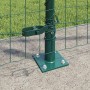 Reja con postes Verde 1.2 x 10 m Acero
