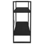 Solid black pine wood 2-level shelf 100x30x70 cm by vidaXL, Bookcases and shelves - Ref: Foro24-806476, Price: 50,99 €, Disco...