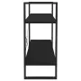 Solid black pine wood 2-level shelf 100x30x70 cm by vidaXL, Bookcases and shelves - Ref: Foro24-806476, Price: 50,49 €, Disco...