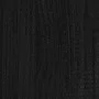Solid black pine wood 2-level shelf 100x30x70 cm by vidaXL, Bookcases and shelves - Ref: Foro24-806476, Price: 50,49 €, Disco...