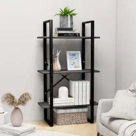 Lagerregal aus grauem Sperrholz, 60 x 30 x 105 cm von vidaXL, Bücherregale und Regale - Ref: Foro24-806509, Preis: 36,80 €, R...