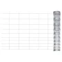 Valla de jardín de acero galvanizado plateado 50x1,5 m de vidaXL, Paneles de vallas - Ref: Foro24-149488, Precio: 97,72 €, De...