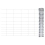 Valla de jardín de acero galvanizado plateado 50x1,5 m de vidaXL, Paneles de vallas - Ref: Foro24-149488, Precio: 98,87 €, De...