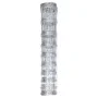 Valla de jardín de acero galvanizado plateado 50x1,5 m de vidaXL, Paneles de vallas - Ref: Foro24-149488, Precio: 97,72 €, De...