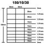 Valla de jardín de acero galvanizado plateado 50x1,5 m de vidaXL, Paneles de vallas - Ref: Foro24-149488, Precio: 97,72 €, De...