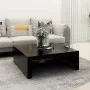 Black plywood coffee table 100x100x35 cm by vidaXL, Coffee table - Ref: Foro24-808568, Price: 75,02 €, Discount: %