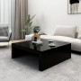 Mesa de centro madera contrachapada negro 100x100x35 cm de vidaXL, Mesas de centro - Ref: Foro24-808568, Precio: 75,21 €, Des...