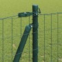 Reja con postes Verde 1.2 x 10 m Acero