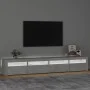 TV-Schrank mit LED-Leuchten betongrau 240x35x40 cm von vidaXL, TV-Möbel - Ref: Foro24-3152765, Preis: 151,00 €, Rabatt: %