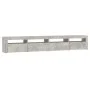 TV-Schrank mit LED-Leuchten betongrau 240x35x40 cm von vidaXL, TV-Möbel - Ref: Foro24-3152765, Preis: 151,00 €, Rabatt: %