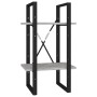 5-stöckiges Regal aus grauem Holzwerkstoff, 40 x 30 x 175 cm von vidaXL, Bücherregale und Regale - Ref: Foro24-3081972, Preis...
