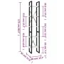 5-tier shelving unit gray engineered wood 40x30x175 cm by vidaXL, Bookcases and shelves - Ref: Foro24-3081972, Price: 79,71 €...