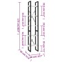 Estantería de 5 niveles madera de ingeniería gris 40x30x175 cm de vidaXL, Librerías y estanterías - Ref: Foro24-3081972, Prec...