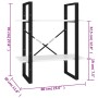 Sperrholzregal 2 Ebenen braune Eiche 60x30x70 cm von vidaXL, Bücherregale und Regale - Ref: Foro24-821308, Preis: 42,88 €, Ra...