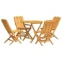 5-teiliges Garten-Essset aus massivem Teakholz von vidaXL, Gartensets - Ref: Foro24-3155018, Preis: 448,03 €, Rabatt: %