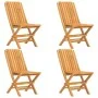 5-teiliges Garten-Essset aus massivem Teakholz von vidaXL, Gartensets - Ref: Foro24-3155018, Preis: 448,03 €, Rabatt: %