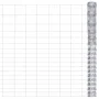 Valla de jardín de acero galvanizado plateado 50x1,25 m de vidaXL, Paneles de vallas - Ref: Foro24-149503, Precio: 112,75 €, ...