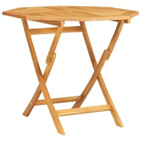 Folding garden table solid teak wood 85x85x76 cm by vidaXL, Garden tables - Ref: Foro24-47418, Price: 94,46 €, Discount: %