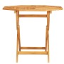Folding garden table solid teak wood 85x85x76 cm by vidaXL, Garden tables - Ref: Foro24-47418, Price: 116,29 €, Discount: %