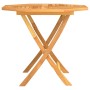 Folding garden table solid teak wood 85x85x76 cm by vidaXL, Garden tables - Ref: Foro24-47418, Price: 116,29 €, Discount: %