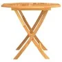 Folding garden table solid teak wood 85x85x76 cm by vidaXL, Garden tables - Ref: Foro24-47418, Price: 94,46 €, Discount: %