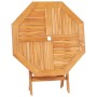 Folding garden table solid teak wood 85x85x76 cm by vidaXL, Garden tables - Ref: Foro24-47418, Price: 116,29 €, Discount: %